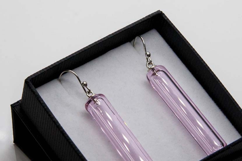 Test tube earrings iocreative